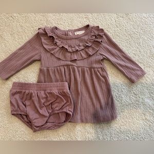 Grayson collective baby dress and bloomer set